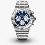 Breitling Chronomat B01 42 Six Nations Scotland Blue Dial Silver Steel Strap Watch for Men - AB0134A51C1A1 Buy Now By Breitling