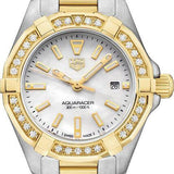 Tag Heuer Aquaracer Diamonds Mother of Pearl Dial Two Tone Steel Strap Watch for Women - WBD1421.BB0321 Buy Now By Tag Heuer