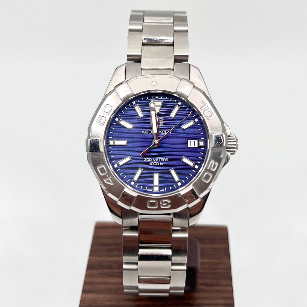 Tag Heuer Aquaracer Blue Dial Silver Steel Strap Watch for Women - WBD131D.BA0748 Buy Now By Tag Heuer