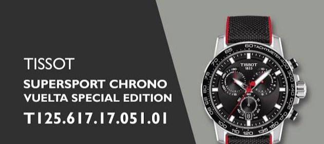 Tissot Supersport Vuelta Special Edition Chrono Black Dial Black Nylon Strap Watch for Men - T125.617.17.051.01 Buy Now By Tissot
