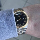 Tudor Royal Automatic Black Dial Two Tone Steel Strap Watch for Men - M28603-0003