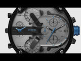 Diesel Mr Daddy 2.0 Chronograph Grey Dial Black Nylon Strap Watch For Men - DZ7420 Buy Now By Diesel