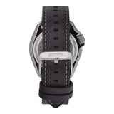 Seiko 5 Sports SKX GMT Automatic Mocha Black Dial Brown Leather Strap Watch For Men - SSK036K1 Buy Now By Seiko