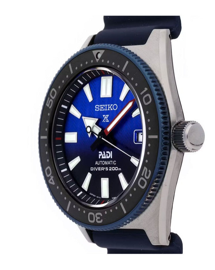 Seiko Prospex PADI Special Edition Divers 200M Blue Dial Blue Rubber Strap Watch For Men - SPB071J1 Buy Now By Seiko