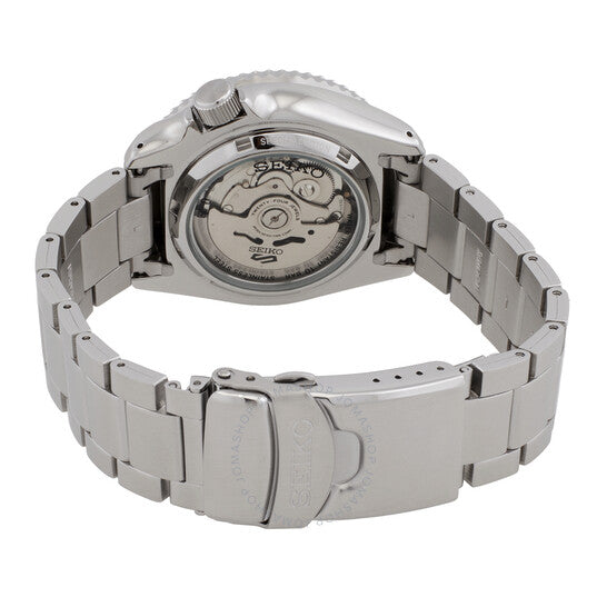 Seiko 5 Sports Double Hurricane Retro Orange Dial Silver Steel Strap Watch For Men - SRPK11K1 Buy Now By Seiko