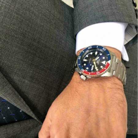 Seiko 5 Sports Automatic Blue Dial Silver Steel Strap Watch For Men - SRPD53K1 Buy Now By Seiko