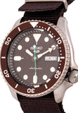 Seiko 5 Sport Automatic Brown Dial Brown Nylon Strap Watch For Men - SRPD85K1 Buy Now By Seiko