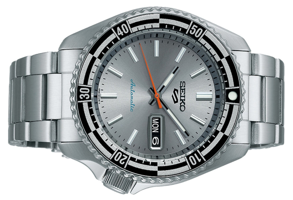 Seiko 5 Sports Special Edition Silver Dial Silver Steel Strap Watch For Men - SRPK09K1 Buy Now By Seiko