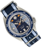 Seiko 5 Sports Honda Super Cub Limited Edition Blue Dial Two Tone NATO Strap Watch For Men - SRPK37K1 Buy Now By Seiko