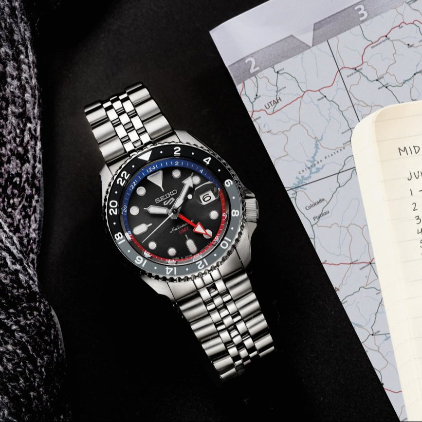 Seiko 5 Sports Special Edition Automatic Grey Dial Silver Steel Strap Watch For Men - SSK019K1 Buy Now By Seiko