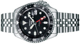 Seiko 5 Sports Automatic GMT Black Dial Silver Steel Strap Watch For Men - SSK001K1 Buy Now By Seiko