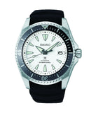 Seiko Shogun Prospex Titanium Divers Automatic White Dial Black Rubber Strap Watch For Men - SPB191J1 Buy Now By Seiko