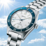 Seiko Prospex Diver 140th Anniversary Limited Edition White Dial Silver Steel Strap Watch For Men - SPB213J1 Buy Now By Seiko