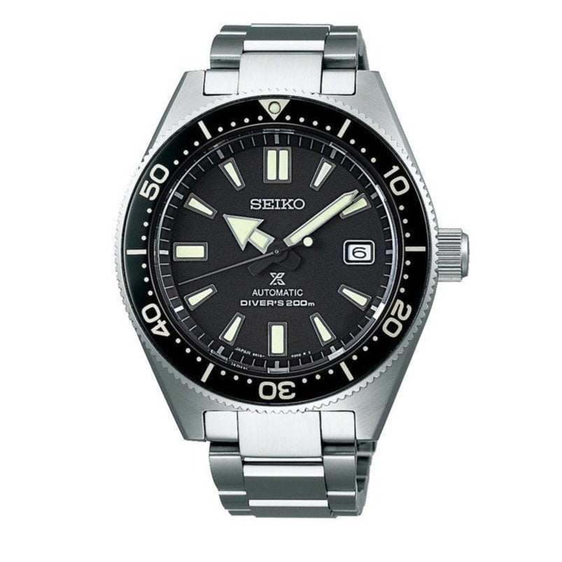 Seiko Prospex Automatic Diver Black Dial Silver Steel Strap Watch For Men - SPB051J1 Buy Now By Seiko