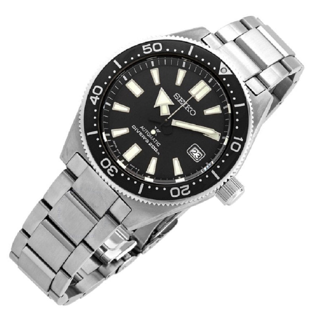 Seiko Prospex Automatic Diver Black Dial Silver Steel Strap Watch For Men - SPB051J1 Buy Now By Seiko