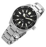 Seiko Prospex Automatic Diver Black Dial Silver Steel Strap Watch For Men - SPB051J1 Buy Now By Seiko