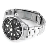 Seiko Prospex Automatic Diver Black Dial Silver Steel Strap Watch For Men - SPB051J1 Buy Now By Seiko