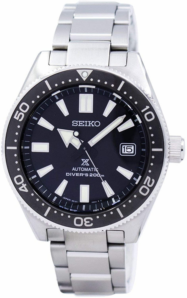 Seiko Prospex Automatic Diver Black Dial Silver Steel Strap Watch For Men - SPB051J1 Buy Now By Seiko