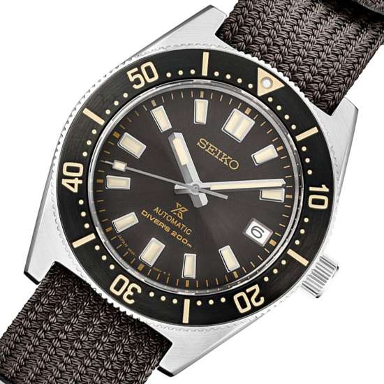 Seiko Prospex 1965 Diver’s Re-Interpretation Automatic Black Dial Brown NATO Strap Watch For Men - SPB239J1 Buy Now By Seiko