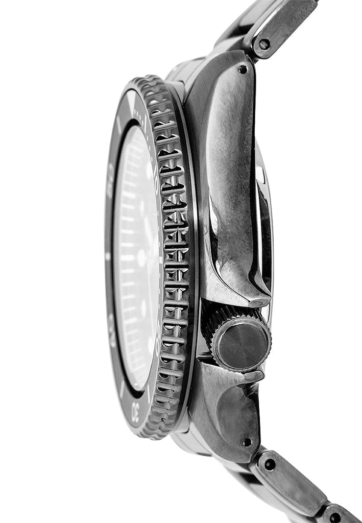 Seiko 5 Sports Automatic Black Dial Black Steel Strap Watch For Men - SRPD65K1 Buy Now By Seiko