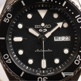 Seiko 5 Sport Automatic Black Dial Green Nylon Strap Watch For Men - SRPD65K4 Buy Now By Seiko