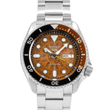 Seiko 5 Sports Sonar Special Edition Brown Dial Silver Steel Strap Watch For Men - SRPJ47K1 Buy Now By Seiko