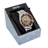Seiko 5 Sports Sonar Special Edition Brown Dial Silver Steel Strap Watch For Men - SRPJ47K1 Buy Now By Seiko