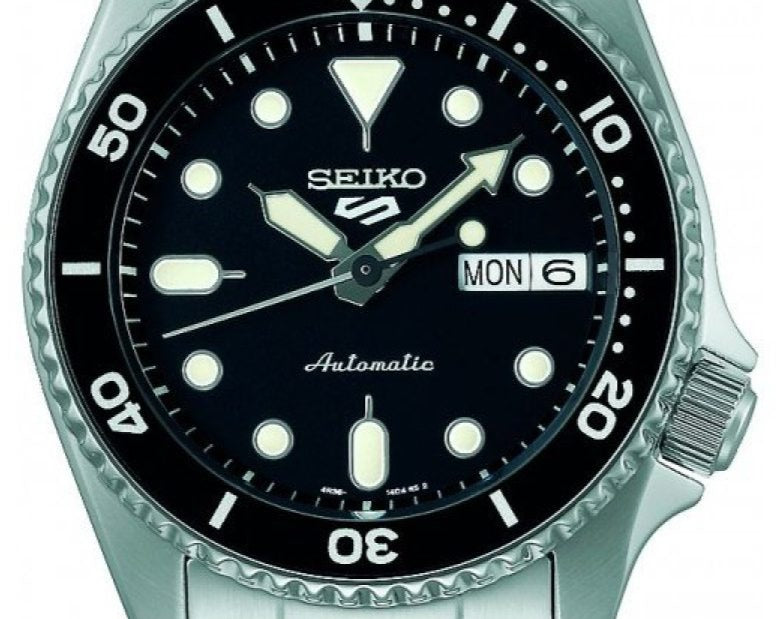 Seiko 5 Sports SKX Automatic Black Dial Silver Steel Strap Watch For Men - SRPK29K1 Buy Now By Seiko