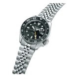Seiko 5 Sports SKX GMT Automatic Green Dial Silver Steel Strap Watch For Men - SSK035K1 Buy Now By Seiko