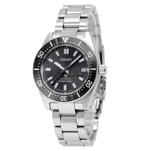 Seiko Prospex 1965 Modern Re Interpretation Automatic Black Dial Silver Steel Strap Watch For Men - SPB143J1 Buy Now By Seiko