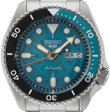 Seiko 5 Sports SKX Skeleton Green Dial Silver Steel Strap Watch For Men - SRPJ45K1 Buy Now By Seiko