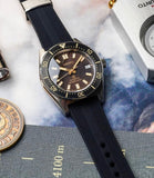 Seiko Prospex 1965 Diver's Modern Re-Interpretation Automatic Brown Dial Black Rubber Strap Watch For Men - SPB147J1 Buy Now By Seiko