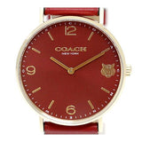 Coach Perry Red Dial Red Leather Strap Watch for Women - 14503867 Buy Now By Coach