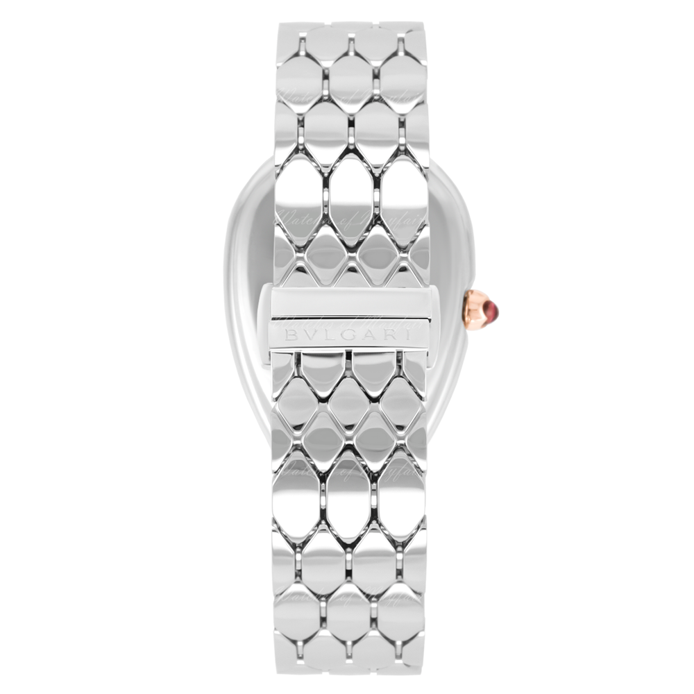 Bvlgari Serpenti Seduttori Quartz Silver Dial Silver Steel Strap Watch for Women - SERPENTI103144 Buy Now By Bvlgari