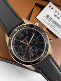 Coach Sullivan Chronograph Black Dial Black Leather Strap Watch for Men - 14602087 Buy Now By Coach