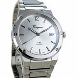 Salvatore Ferragamo F-80 Classic Silver Dial Silver Steel Strap Watch for Men - SFDT02223 Buy Now By Salvatore Ferragamo