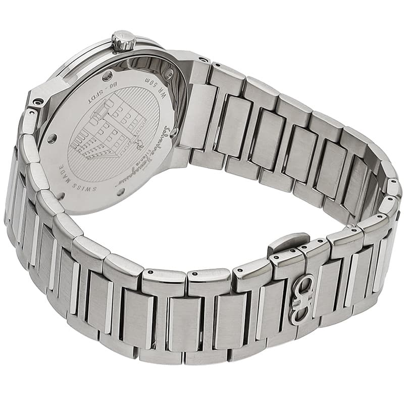 Salvatore Ferragamo F-80 Classic Silver Dial Silver Steel Strap Watch for Men - SFDT02223 Buy Now By Salvatore Ferragamo