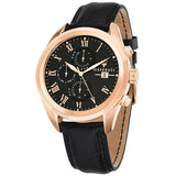 Maserati Traguardo Chronograph Black Dial Black Leather Strap Watch For Men - R8871612002 Buy Now By Maserati