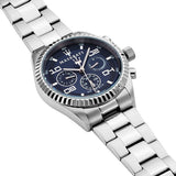 Maserati Competizione Blue Dial Silver Steel Strap Watch For Men - R8853100011 Buy Now By Maserati
