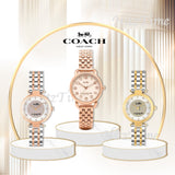 Coach Park Silver Dial Two Tone Steel Strap Watch for Women - 14503643 Buy Now By Coach