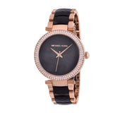 Michael Kors Parker Mother of Pearl Black Dial Two Tone Steel Strap Watch for Women - MK6414 Buy Now By Michael Kors