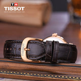 Tissot T Classic Carson Quartz White Dial Brown Leather Strap Watch for Men - T085.410.36.012.00 Buy Now By Tissot