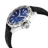 Tag Heuer Formula 1 Quartz Blue Dial Black Rubber Strap Watch for Men - WAZ1118.FT8023 Buy Now By Tag Heuer