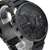 Diesel Mr Daddy 2.0 Chronograph Black Dial Black Steel Strap Watch For Men - DZ7396 Buy Now By Diesel