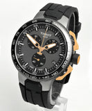 Tissot T Race Cycling Chronograph Black Dial Black Rubber Strap Watch For Men - T111.417.37.441.07 Buy Now By Tissot