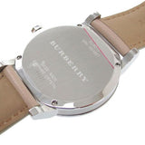 Burberry The City Silver Dial Beige Leather Strap Unisex Watch - BU9010 Buy Now By Burberry