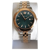 Versace V-Urban Green Dial Two Tone Steel Strap Watch for Men - VELQ00619 Buy Now By Versace