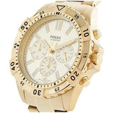 Fossil Garrett Chronograph Gold Dial Gold Steel Strap Watch for Men - FS5772 Buy Now By Fossil