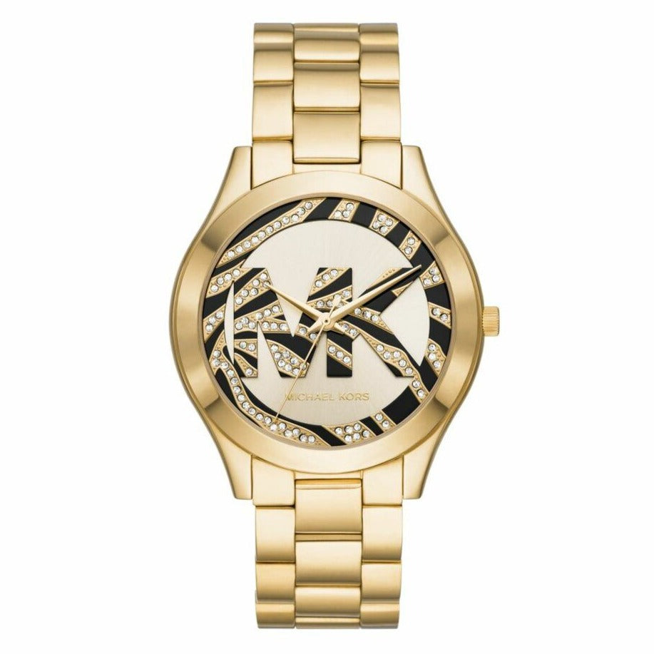 Michael Kors Runway Gold Dial Gold Steel Strap Watch For Women - MK4561 Buy Now By Michael Kors