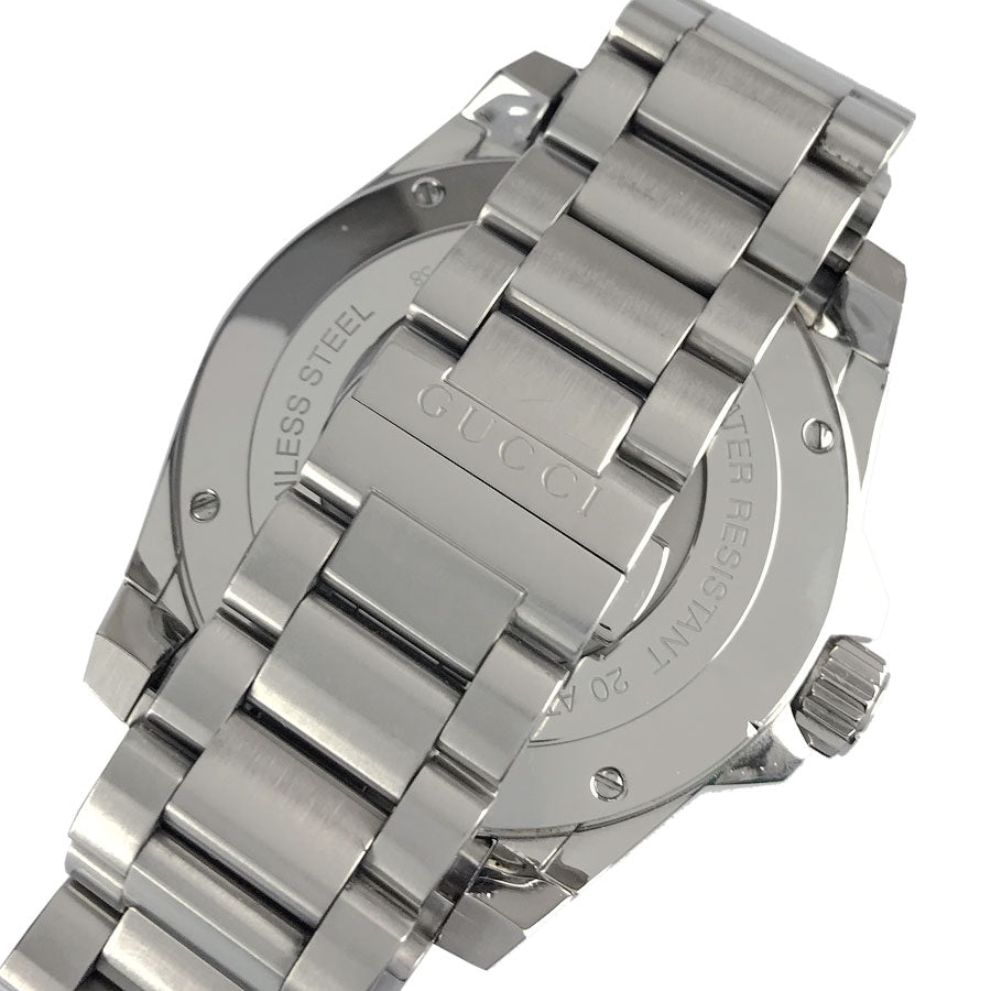 Gucci Dive Quartz Black Dial Silver Steel Strap Watch For Men - YA136212 Buy Now By Gucci